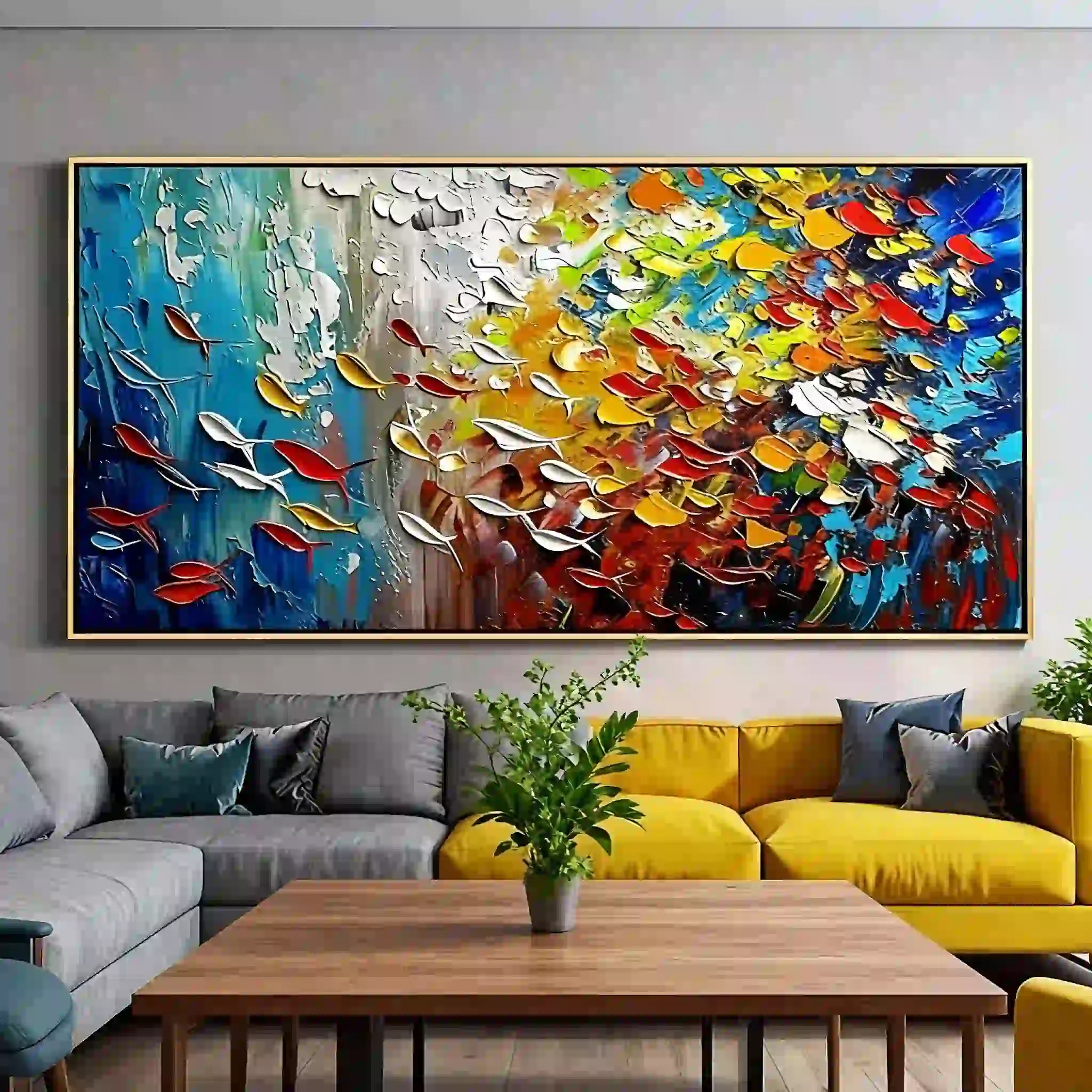 Colorful Painting "Colorful Symphony"