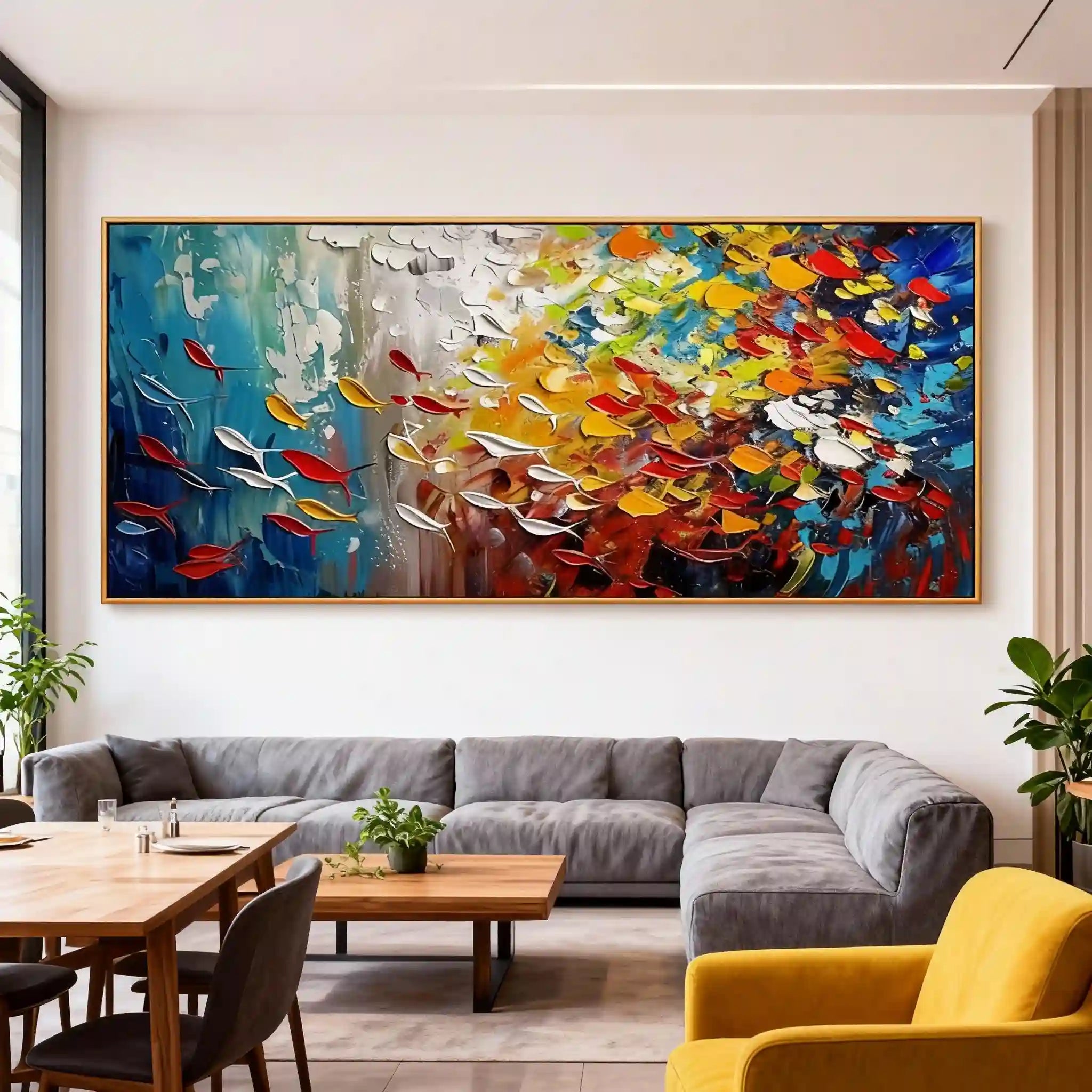 Colorful Painting "Colorful Symphony"