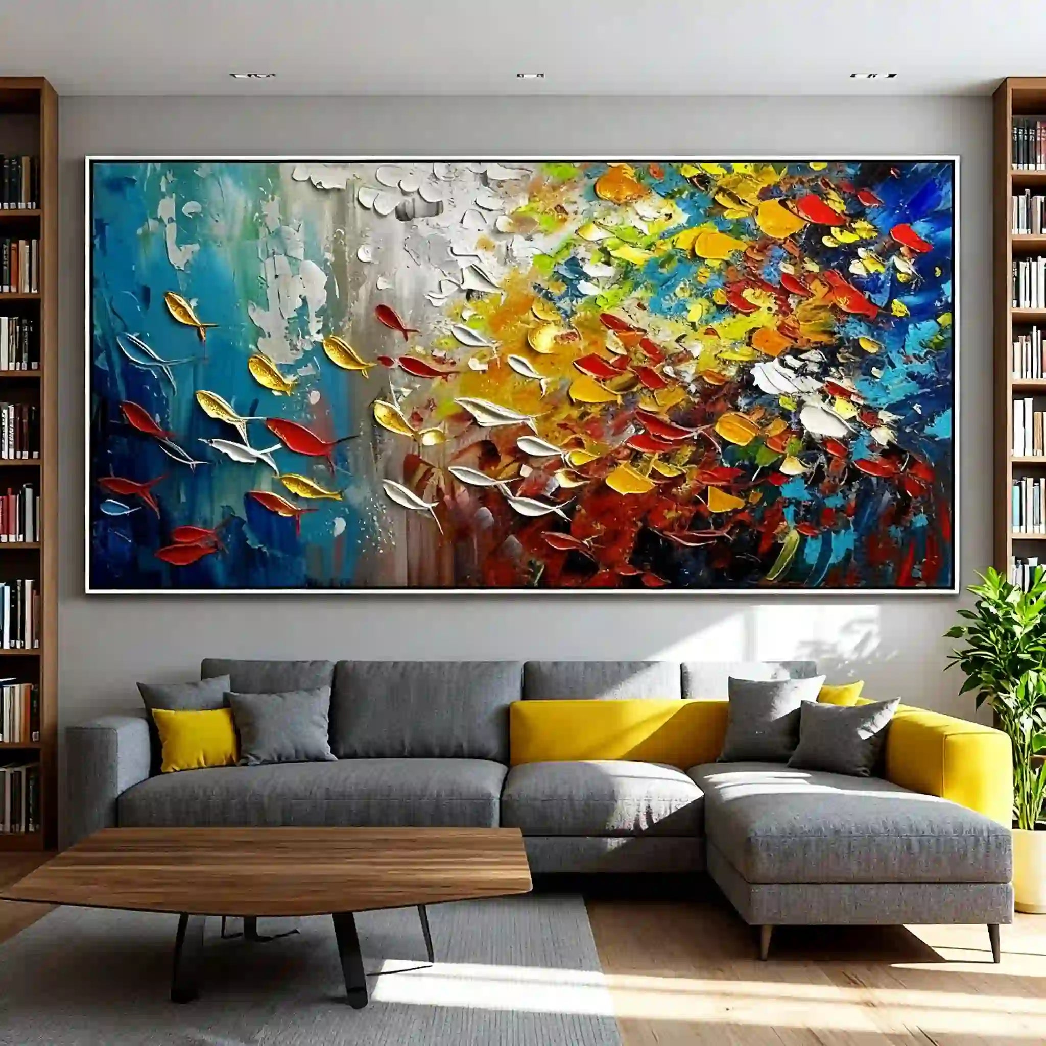 Colorful Painting "Colorful Symphony"