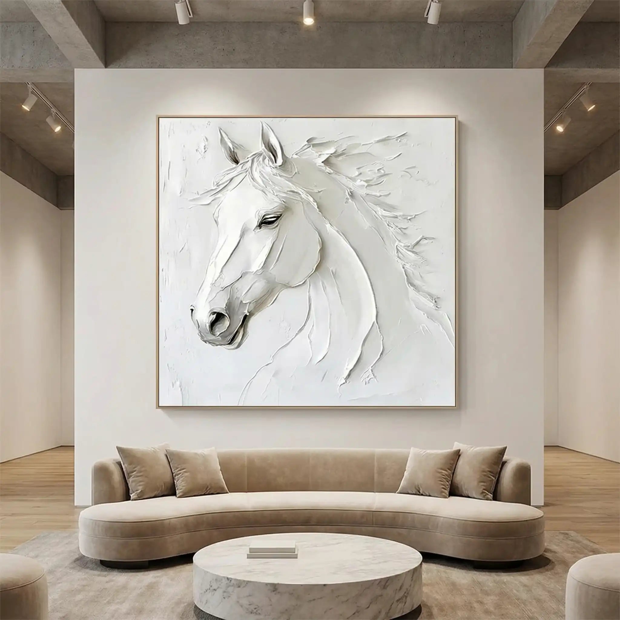 Abstract Animal Horse Wall Art #AL107