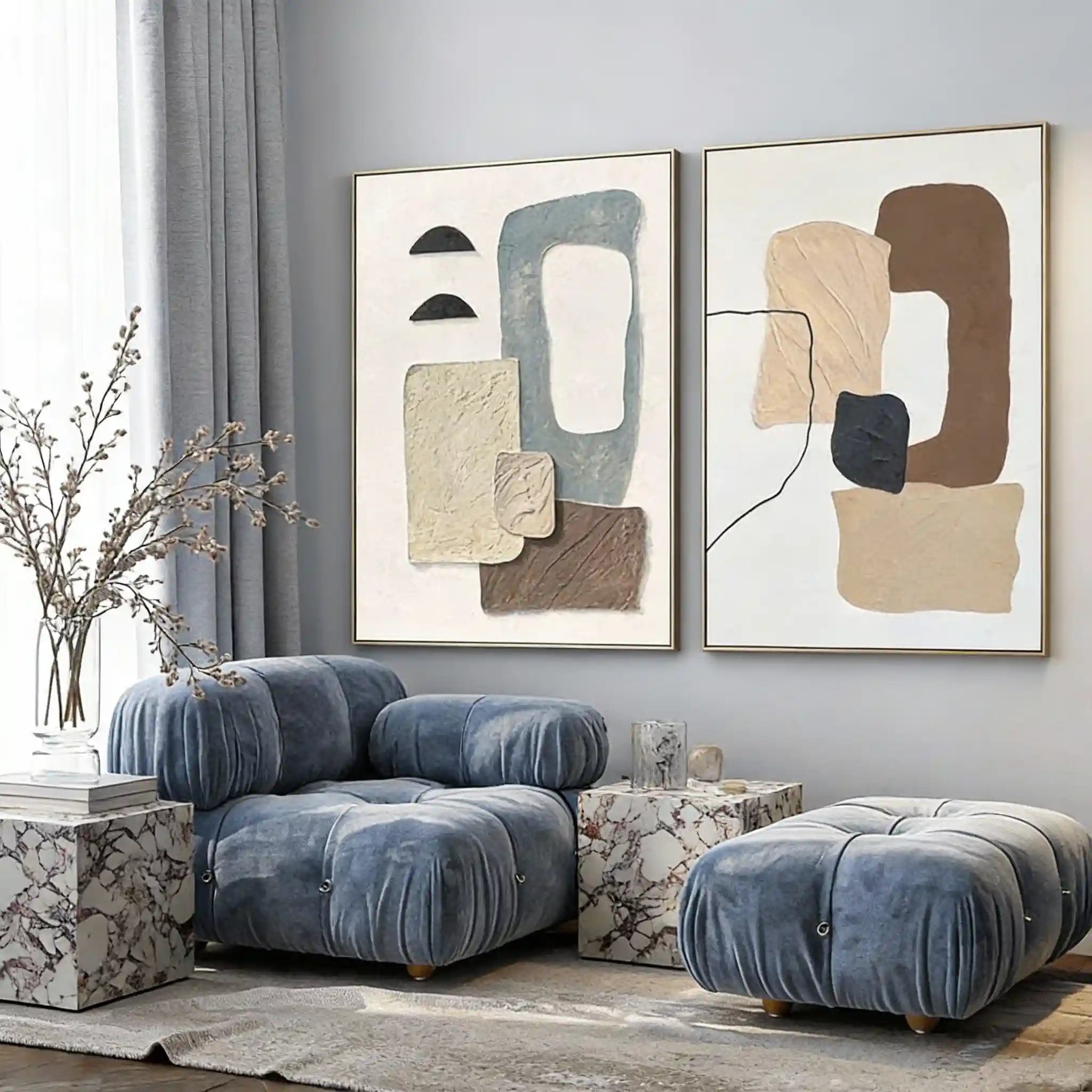 Abstract Painting "Écho"