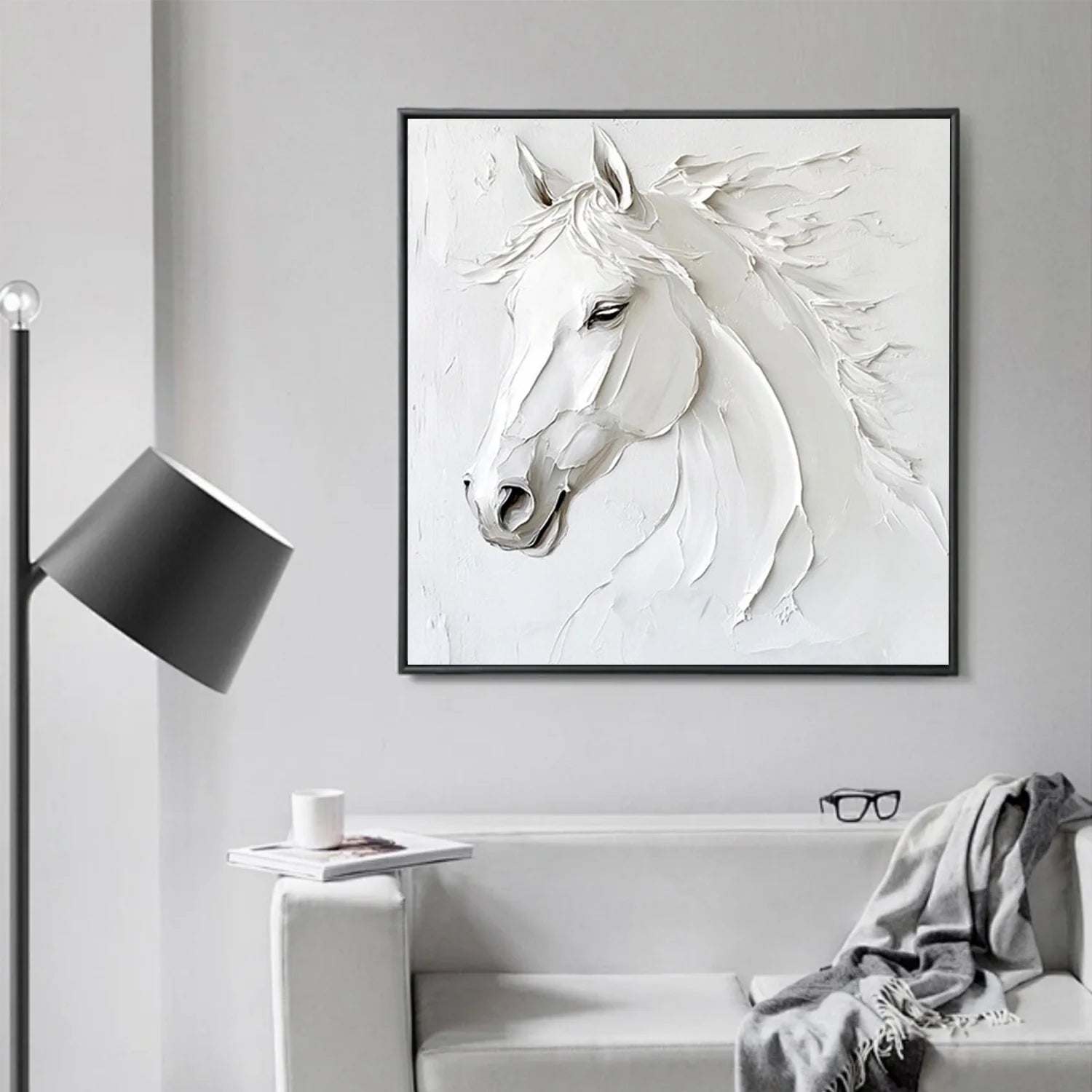 Abstract Animal Horse Wall Art #AL107