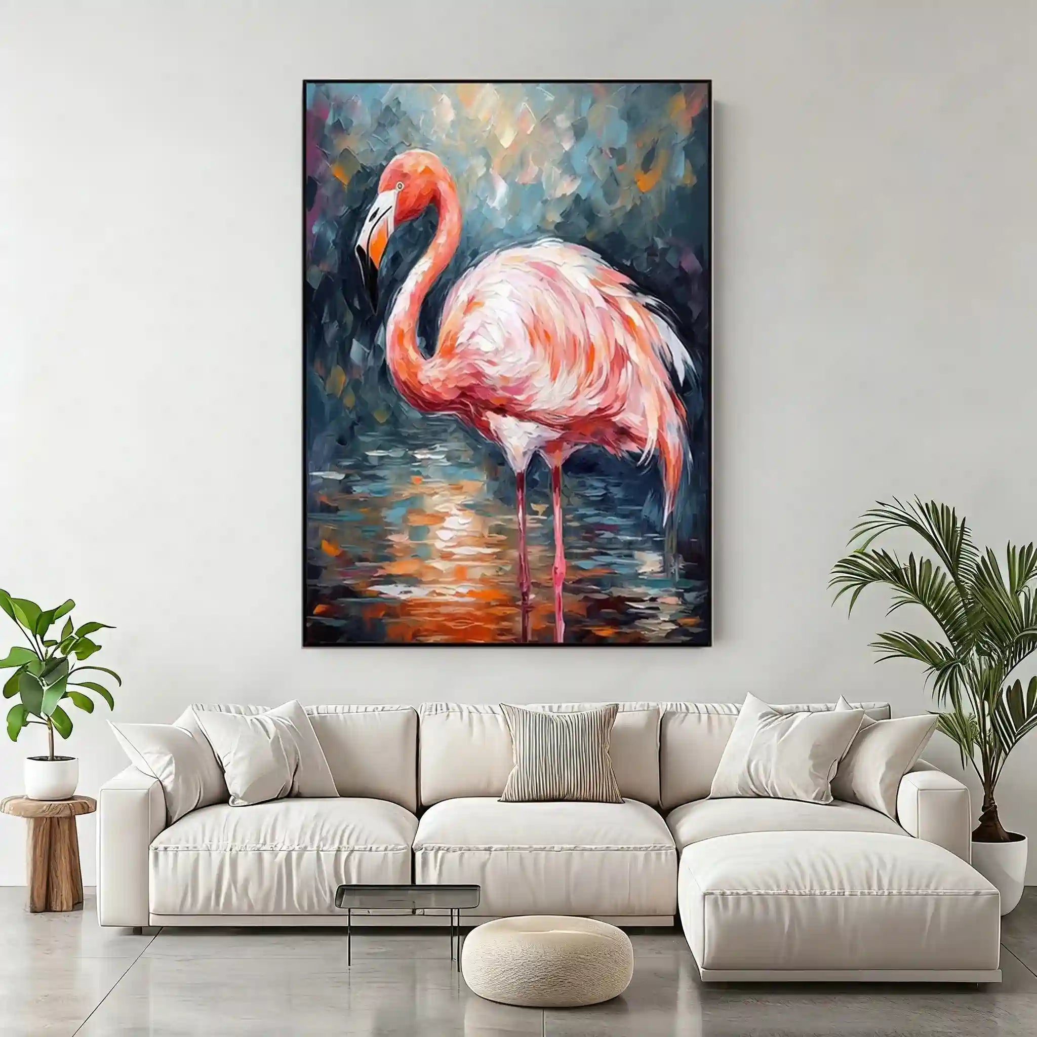 Colorful Abstract Animal Wall Art #AL079