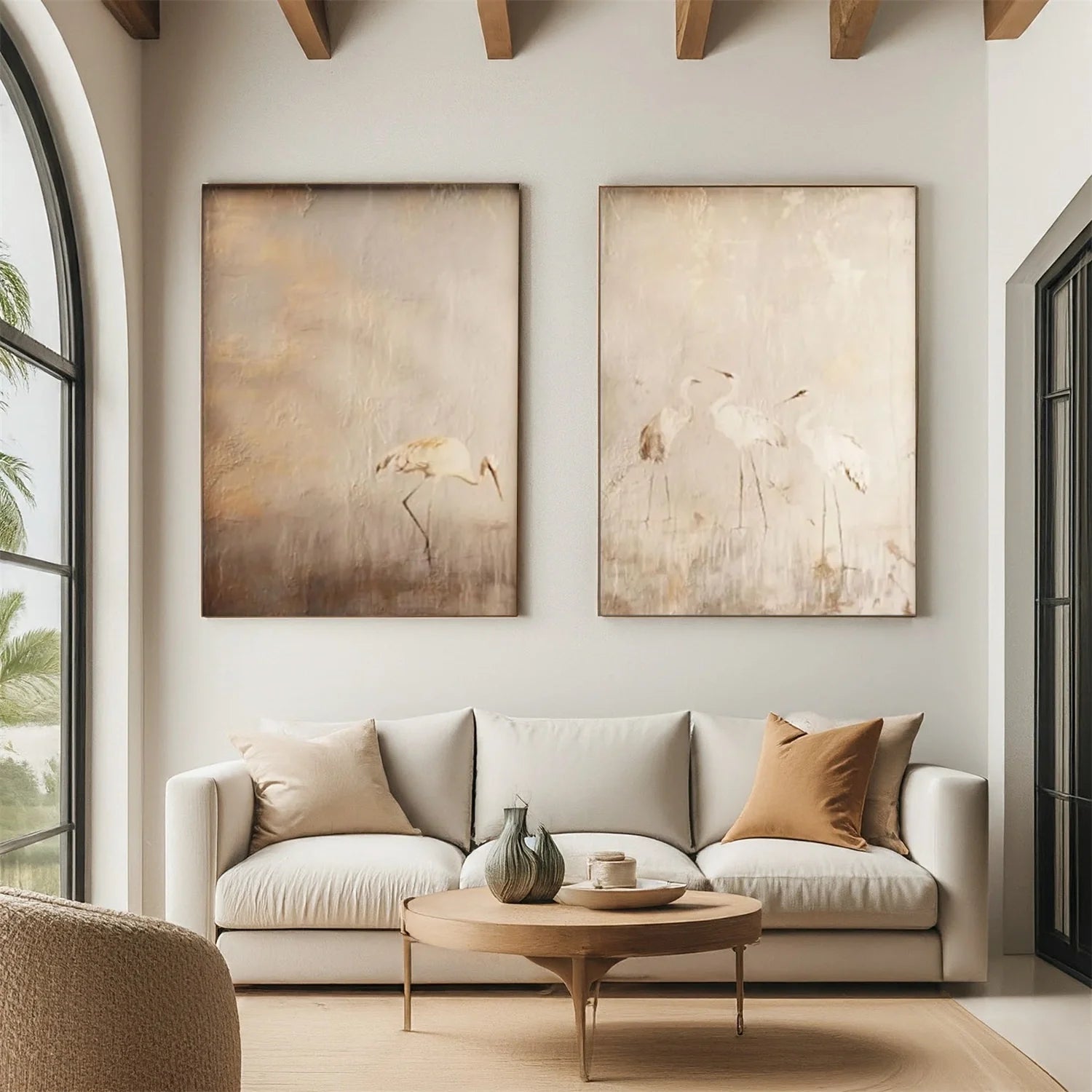 Abstract Animal Wall Art Set of 2 #AL141