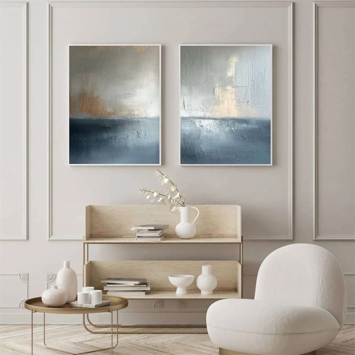 Abstract Canvas Art Set of 2 #WS741