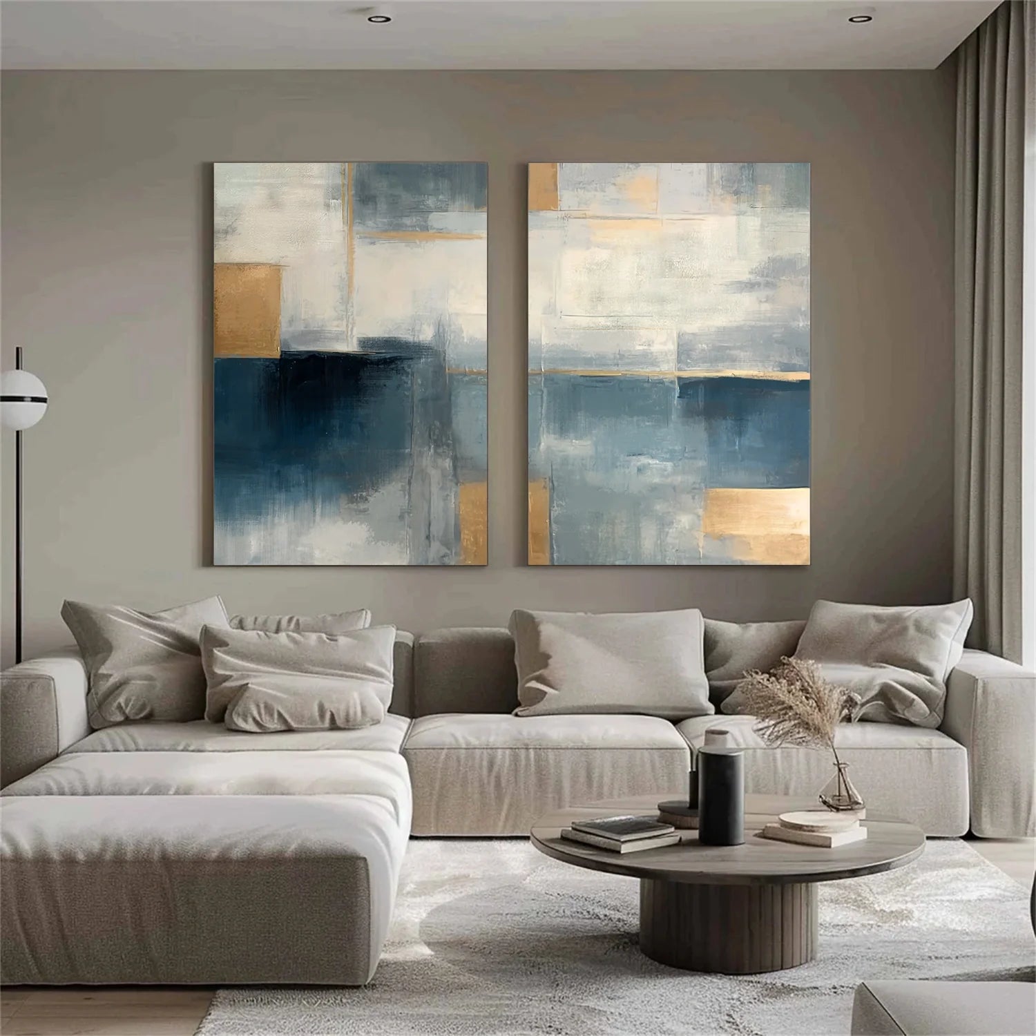 Abstract Set of 2 Canvas Art #WS590