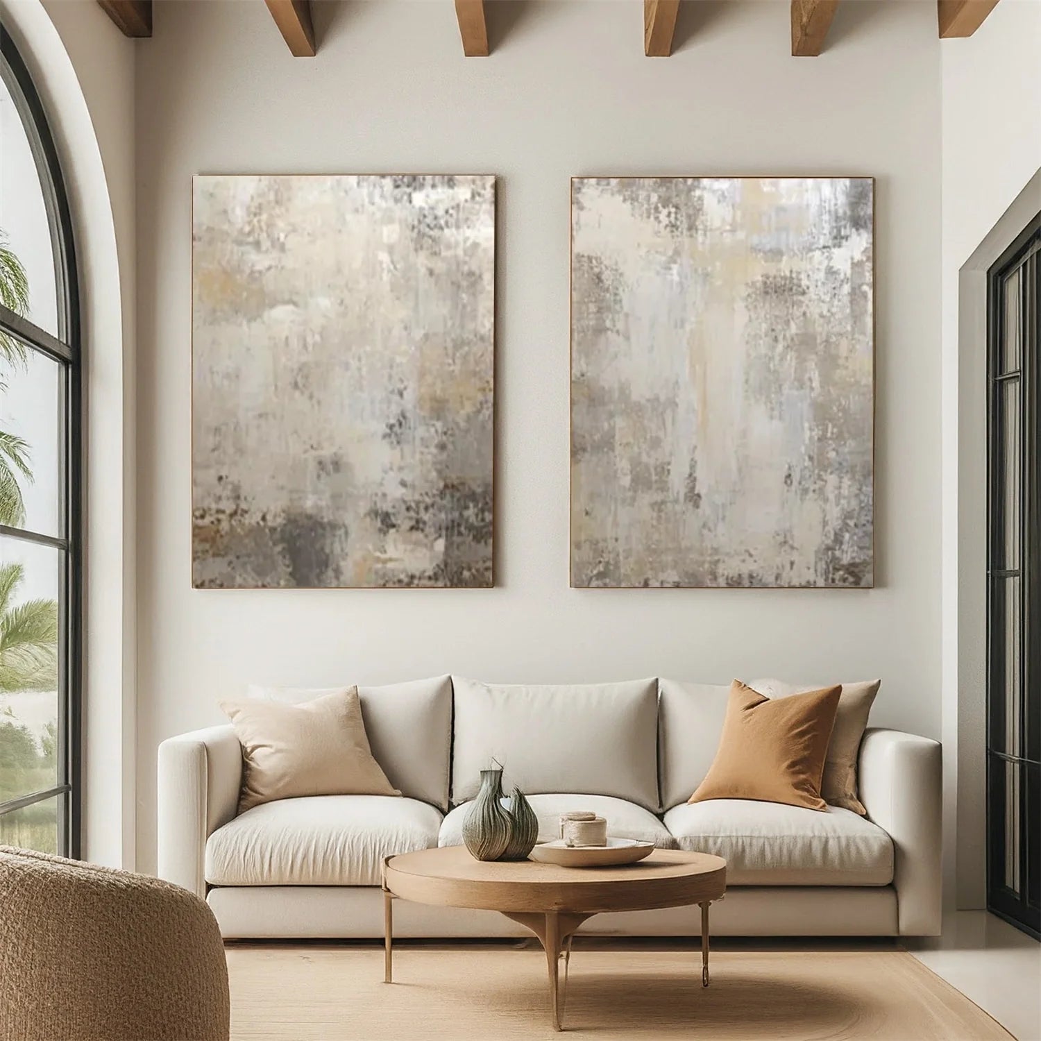 Wabi Sabi Canvas Art Set of 2 #WS797