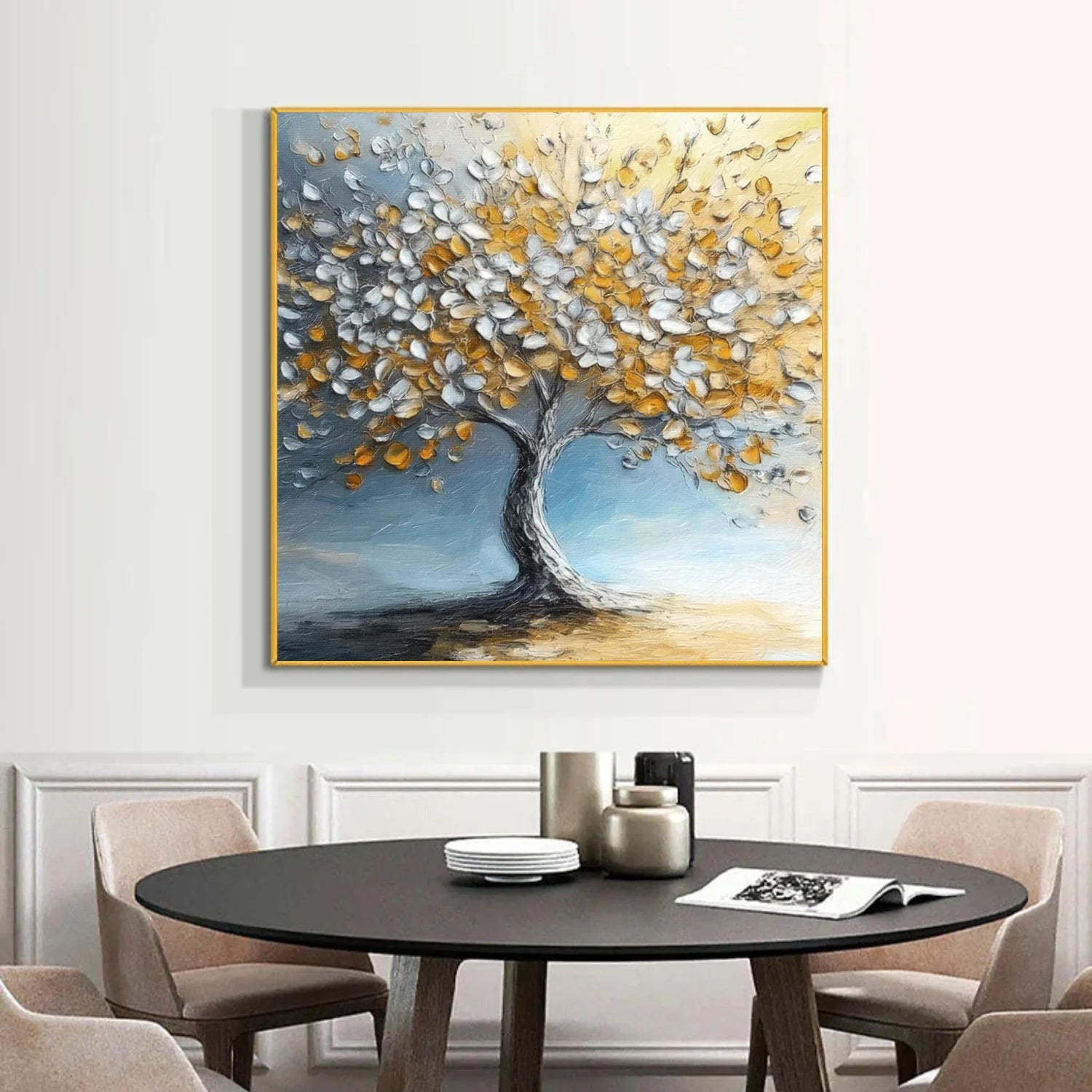 Tree Abstract Textured Wall Art #TP062
