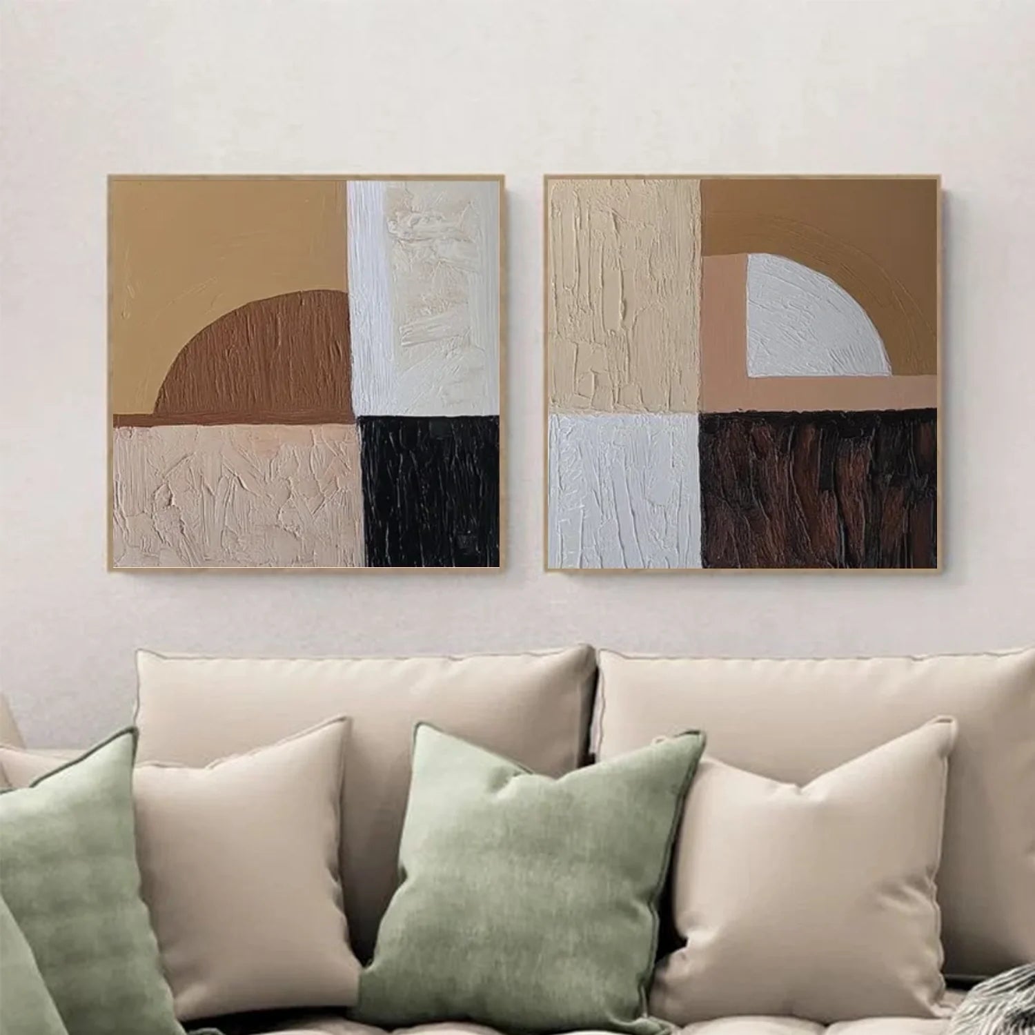 Abstract Canvas Art Set of 2 #WS806