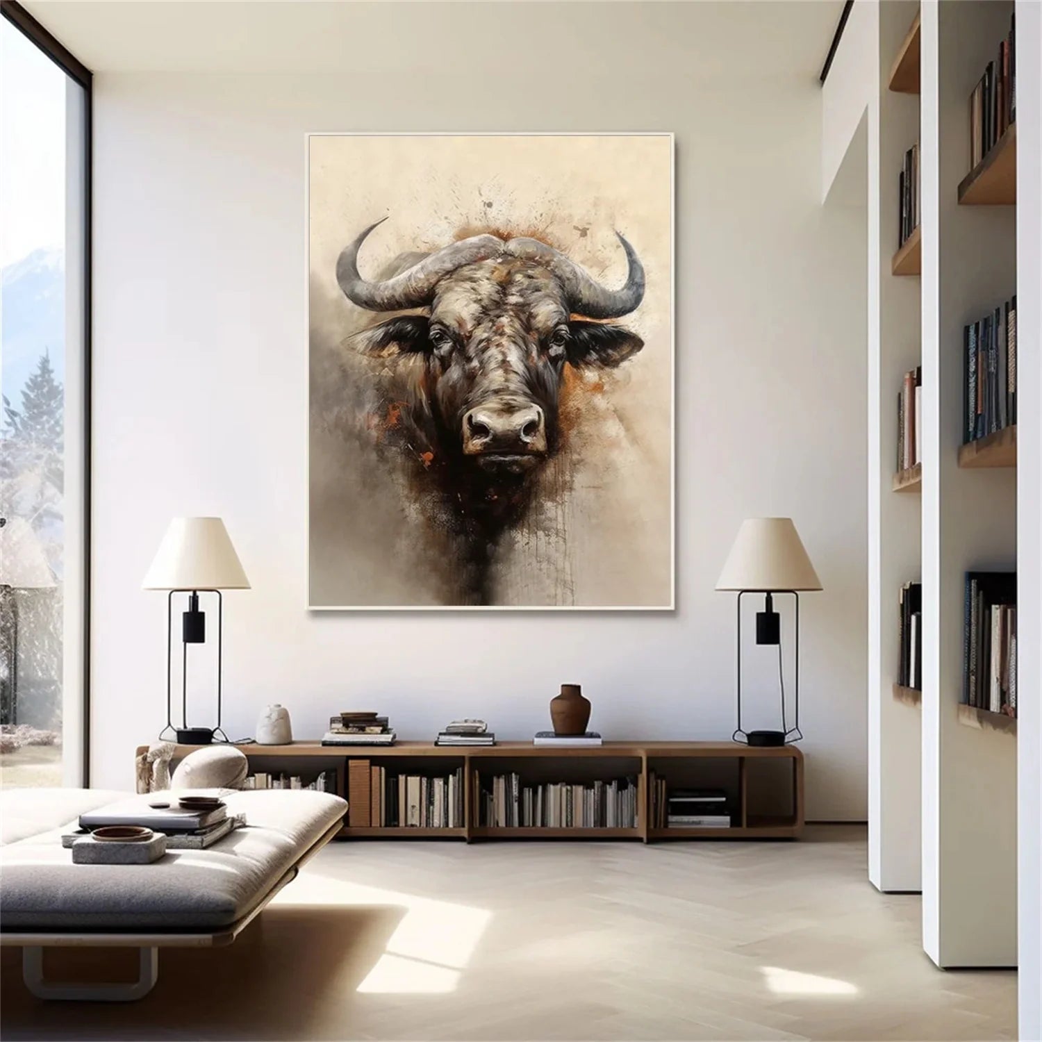Abstract Animal Wall Art #AL134