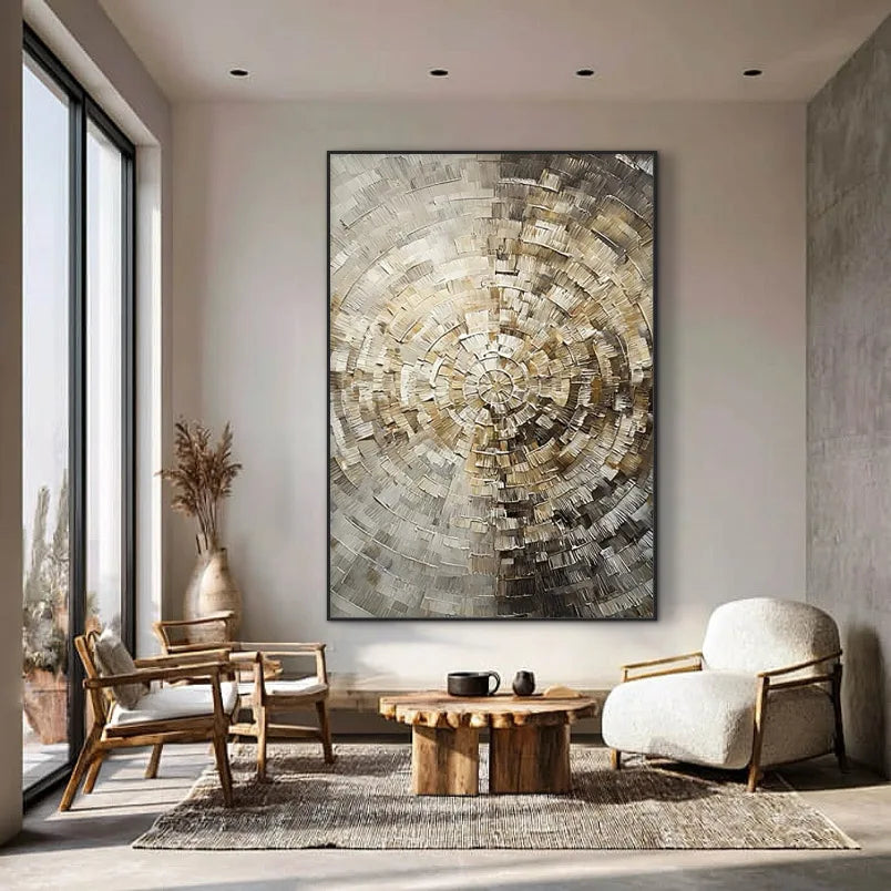 Vortex | Modern Large Texture Abstract Wall Art