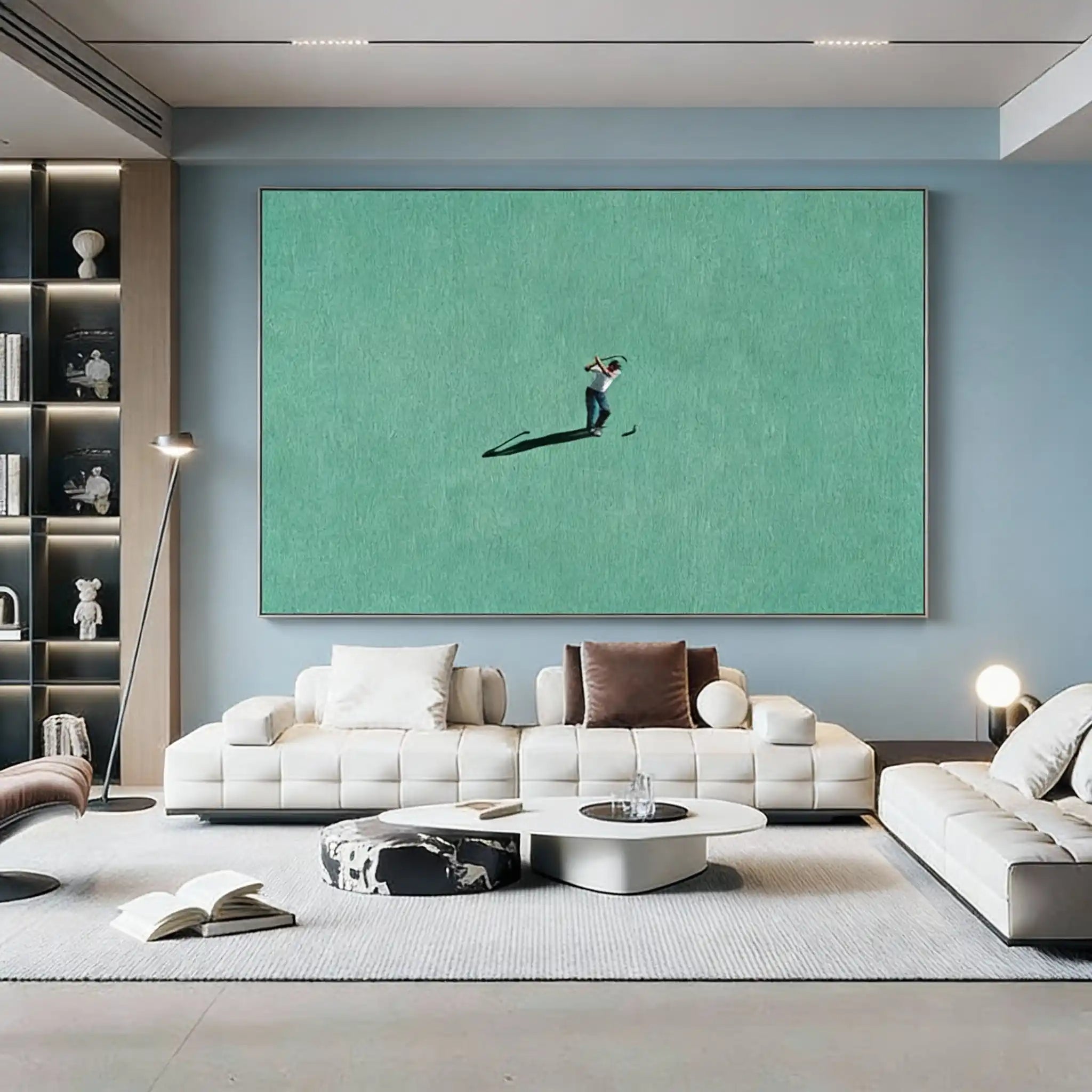 Modern Abstract Wall Art Painting "The Swing"