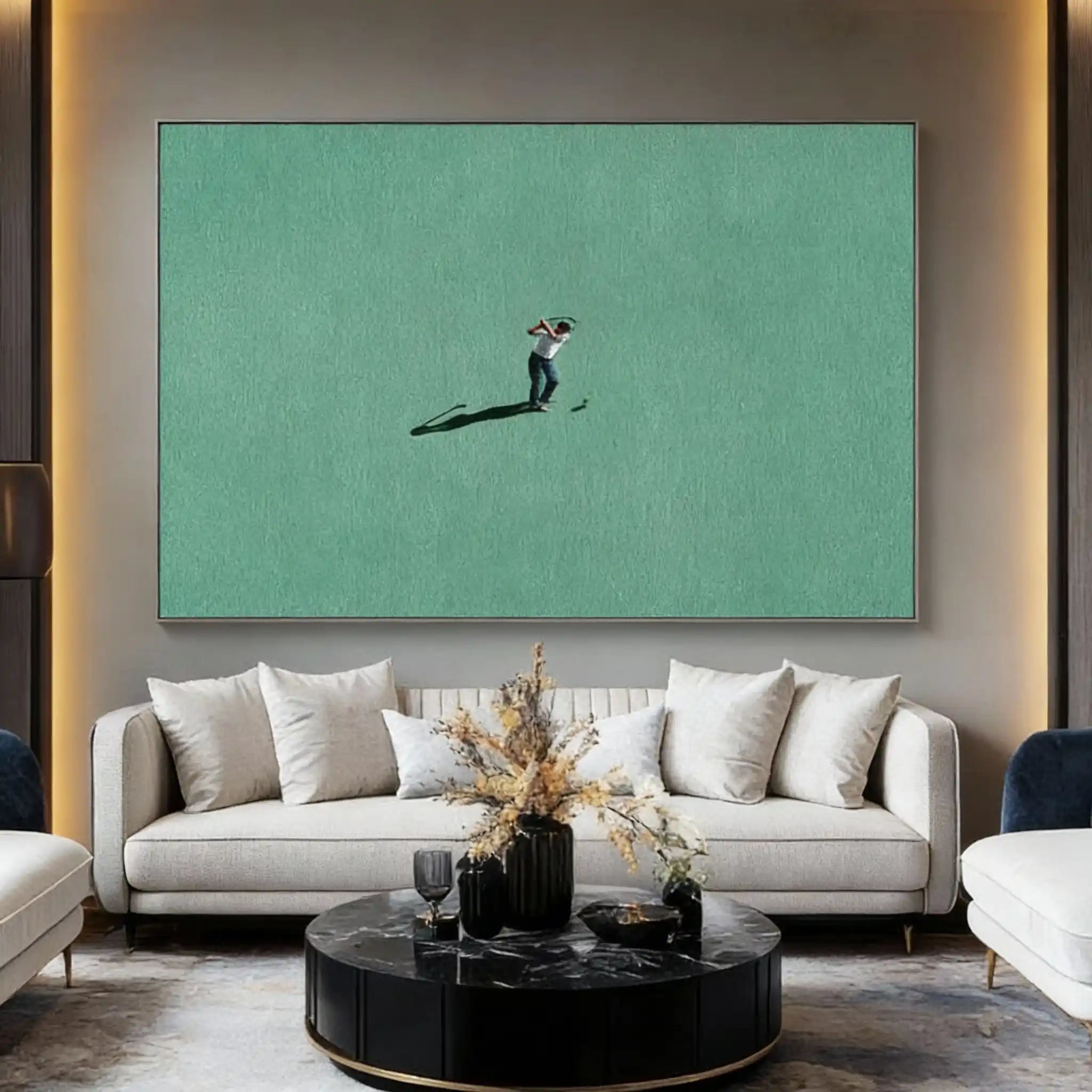 Modern Abstract Wall Art Painting "The Swing"