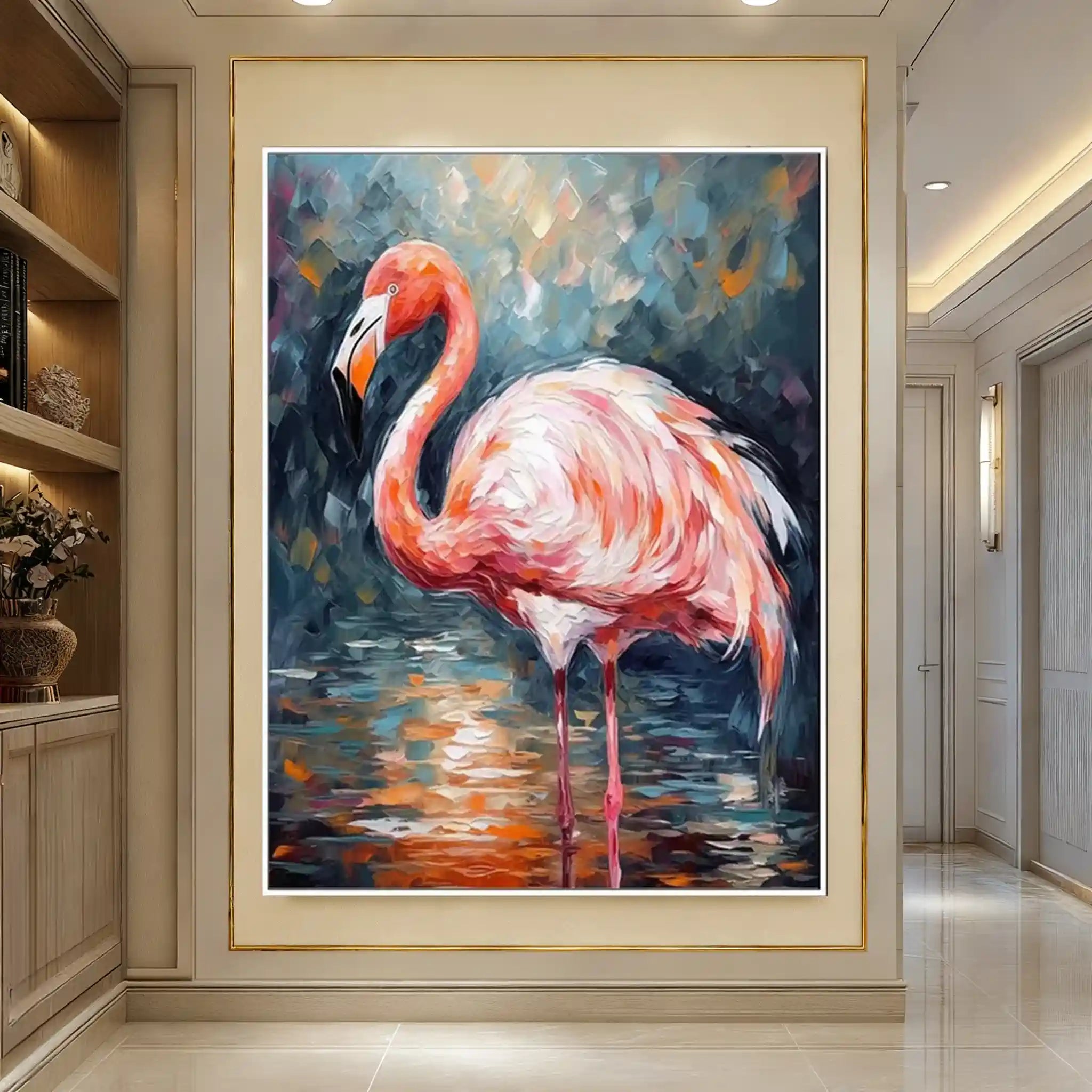 Colorful Abstract Animal Wall Art #AL079