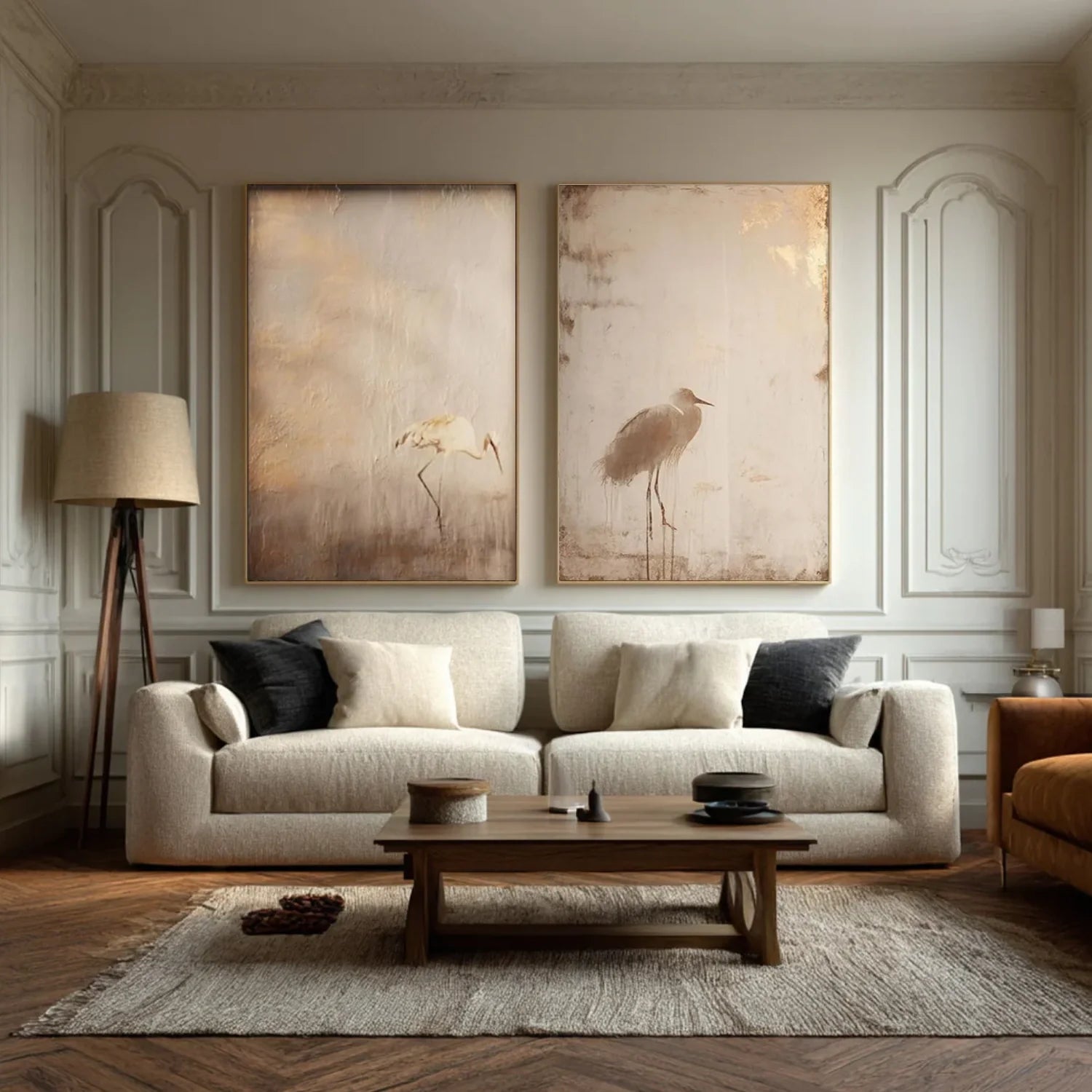 Abstract Animal Wall Art Set of 2 #AL142