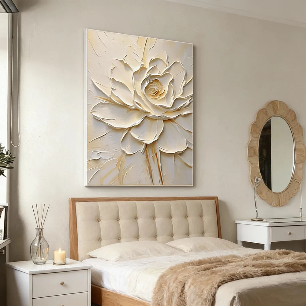 Flower & Tree Abstract Textured Wall Art #ML079