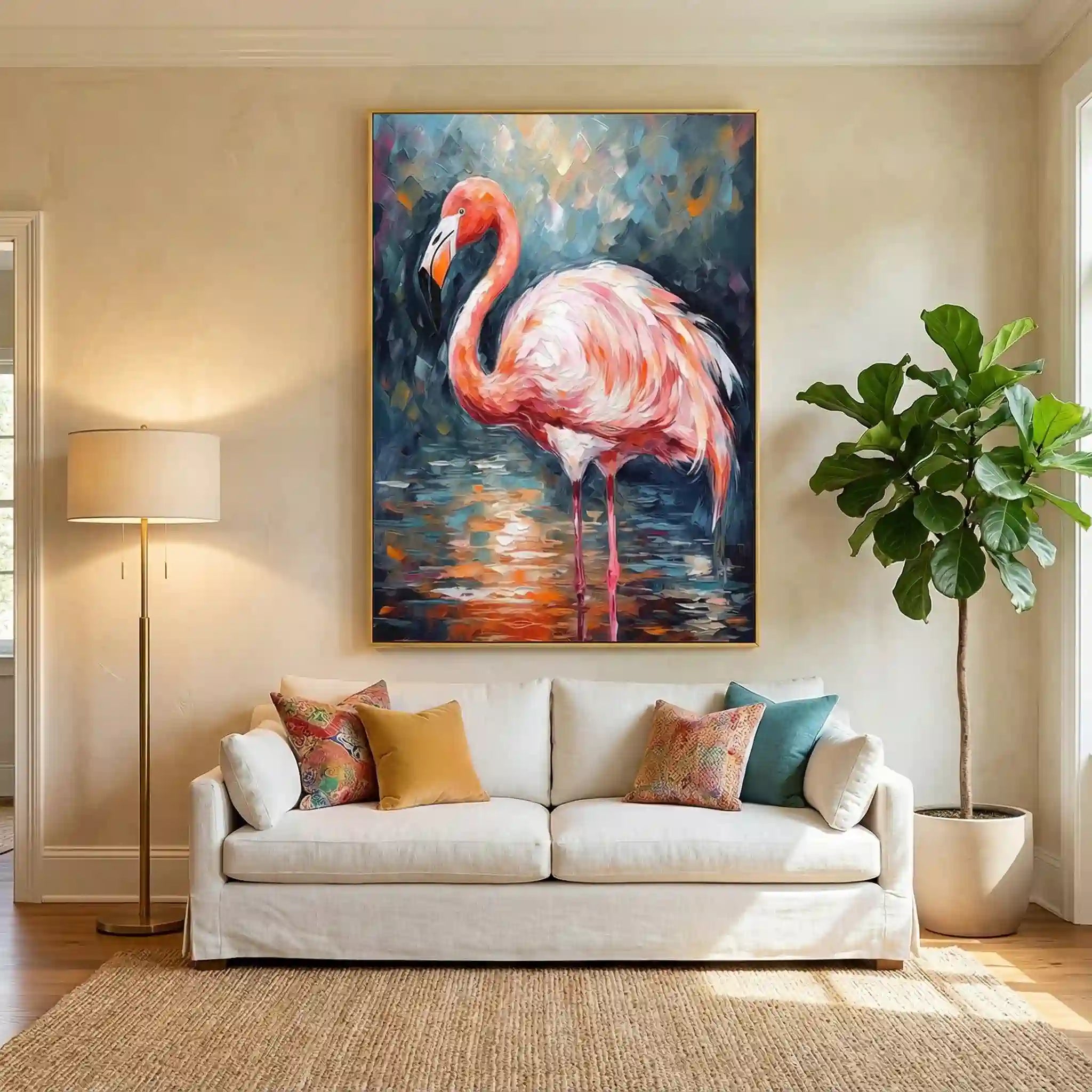 Colorful Abstract Animal Wall Art #AL079