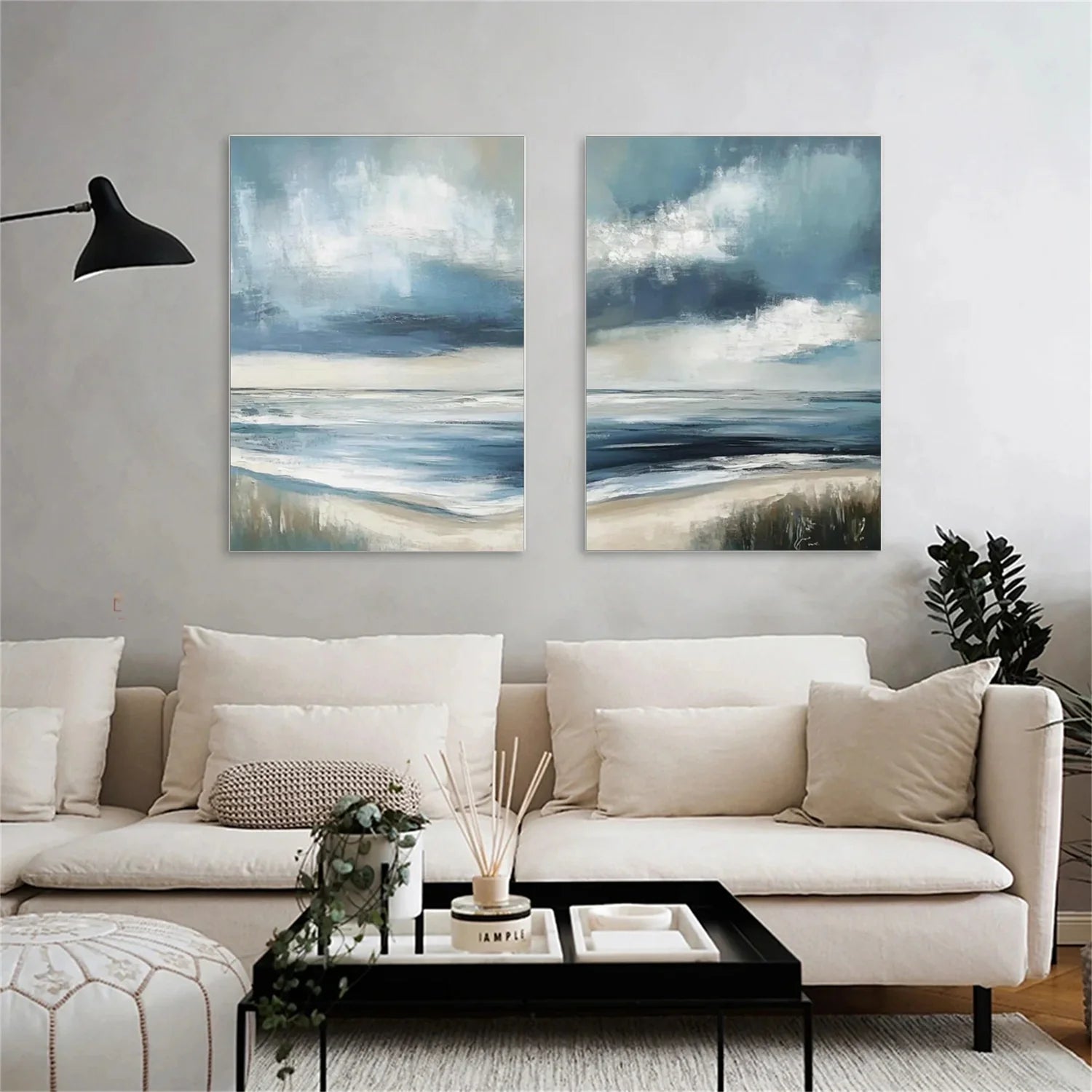 Sea & Sky Abstract Wall Art #MS128