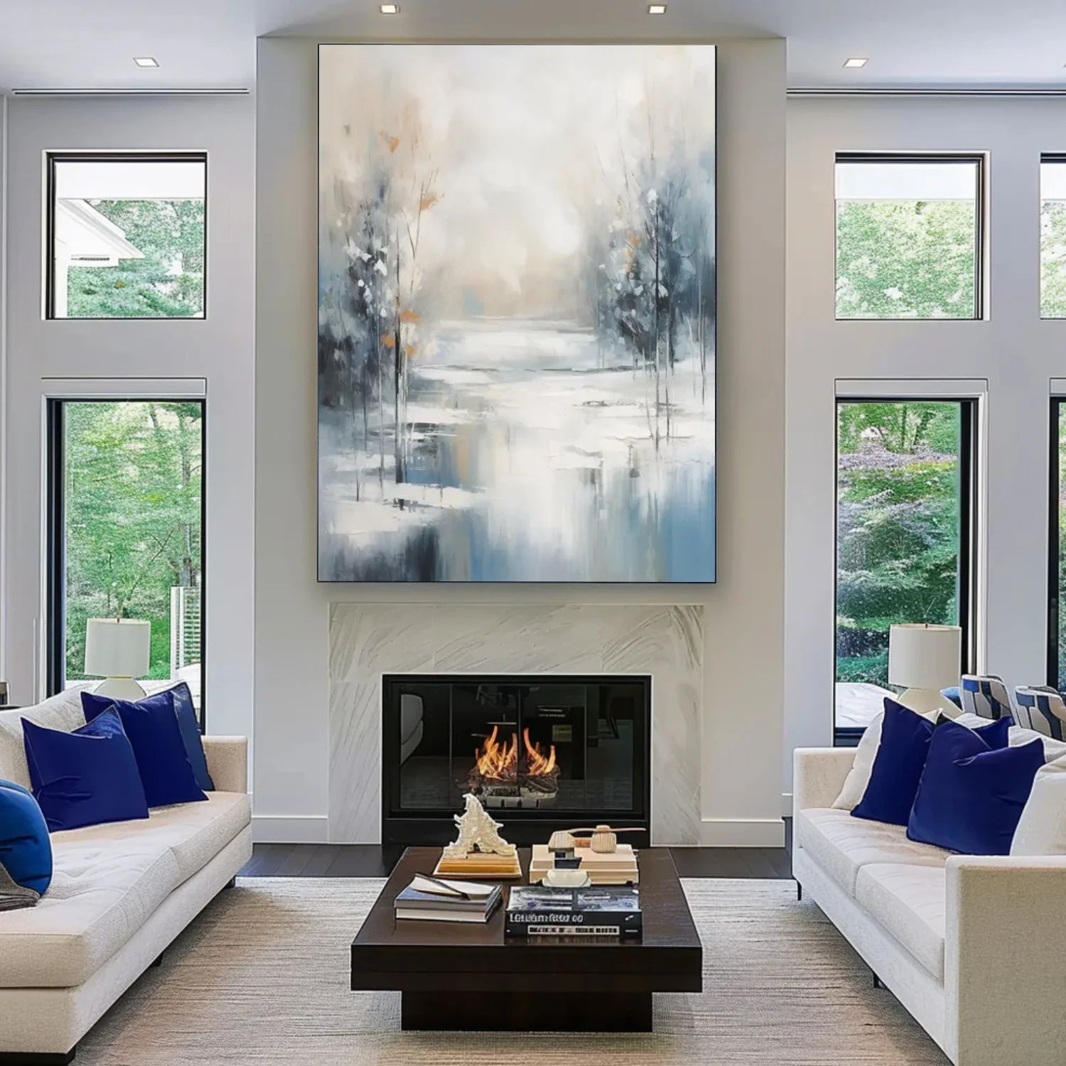 Flower & Tree Abstract Wall Art #ML161