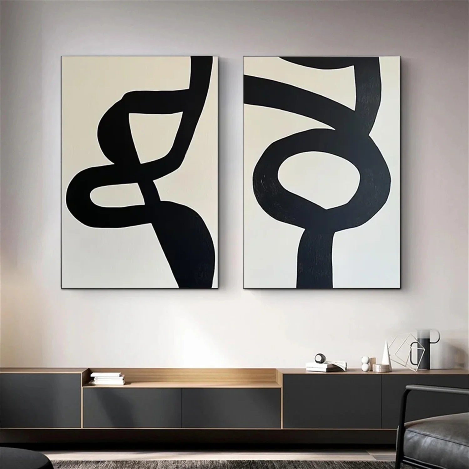 Abstract Tranquility Set of 2 #WS556