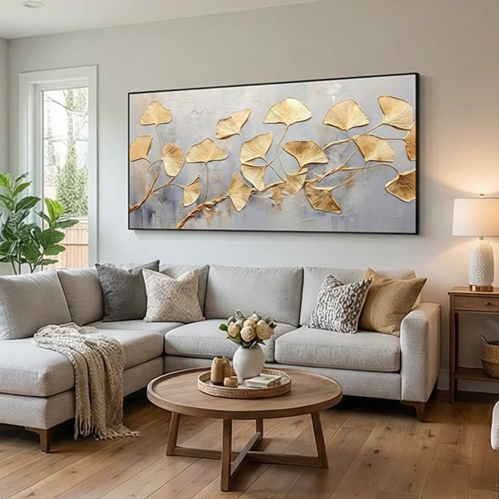 Flower & Tree Abstract Textured Wall Art #ML094