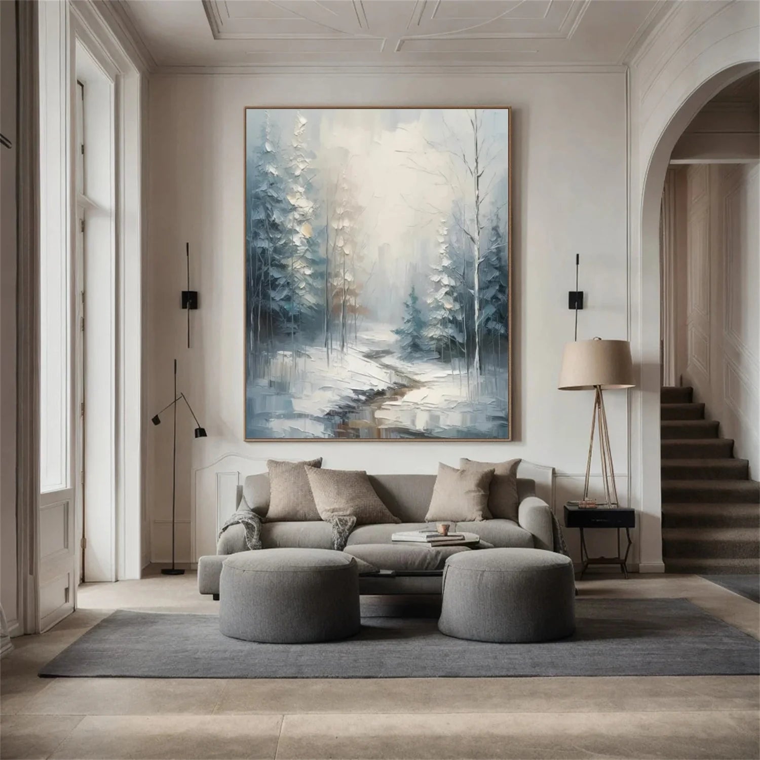 Flower & Tree Abstract Wall Art #ML160