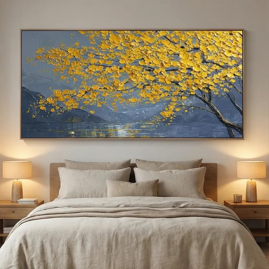 Flower & Tree Abstract Textured Wall Art #ML170