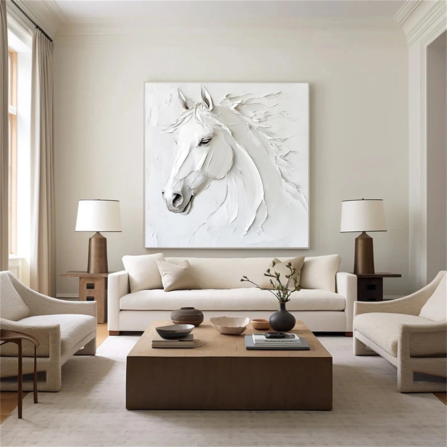 Abstract Animal Horse Wall Art #AL107