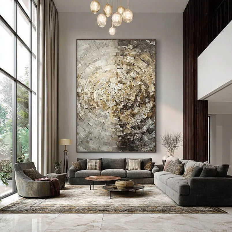 Vortex | Modern Large Texture Abstract Wall Art