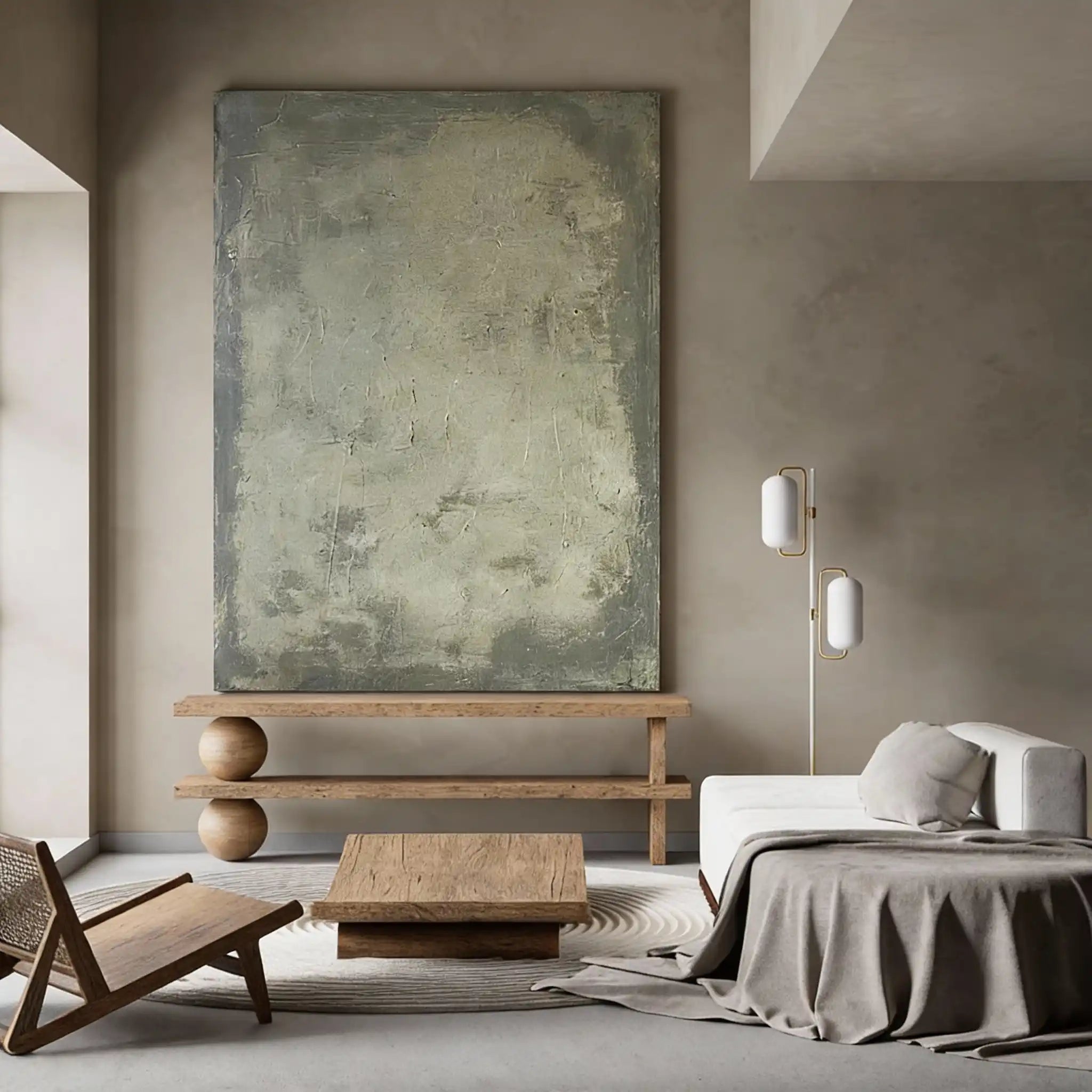 Blue & Green Abstract Painting #BGA 026