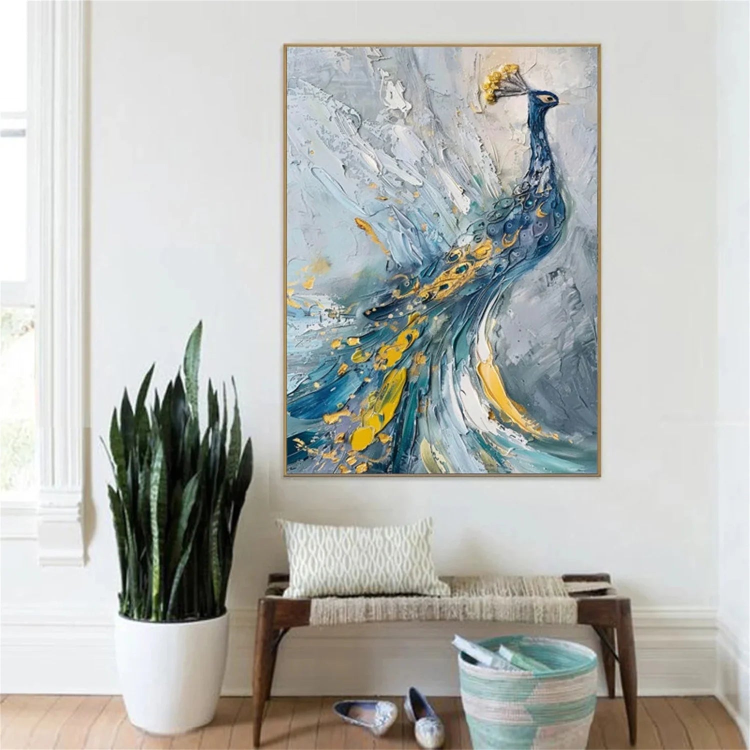 Colorful Abstract Animal Wall Art #AL091