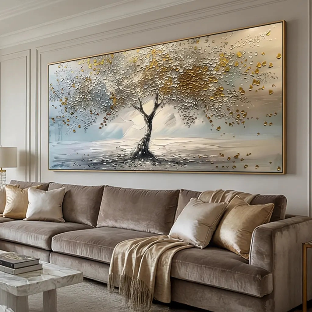 Tree Abstract Textured Wall Art #TP042