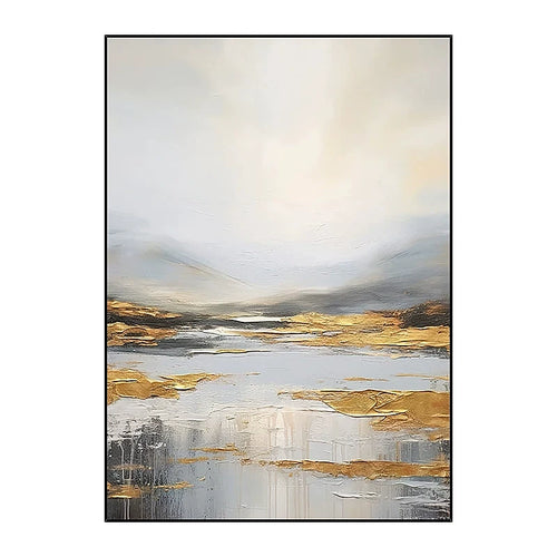 Beyond the Horizon | Modern Minimalist Mountain Wall Art