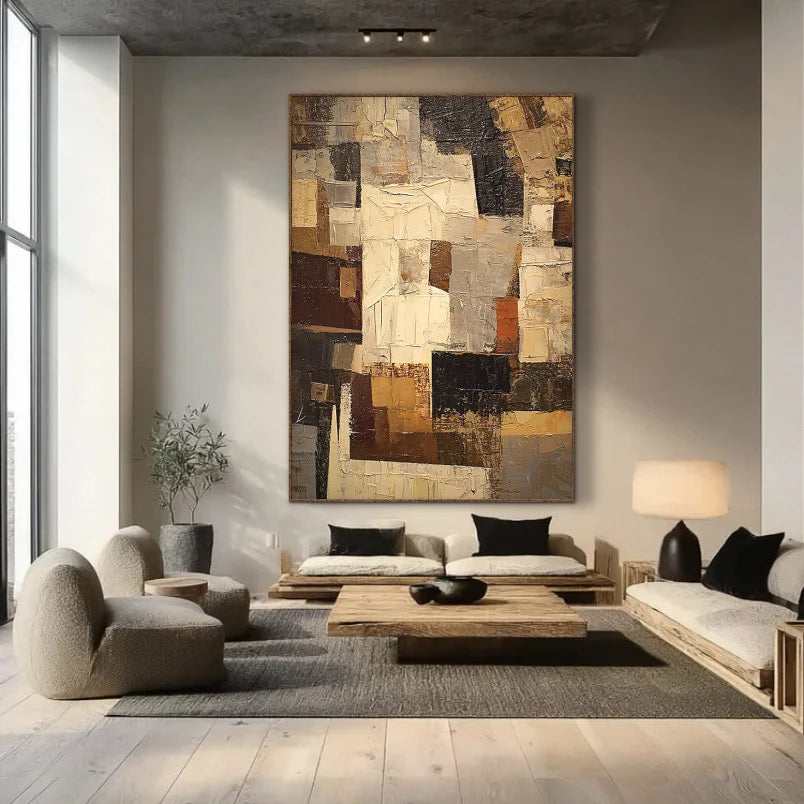 Urban Echo | Modern Abstract Geometric Wall Art