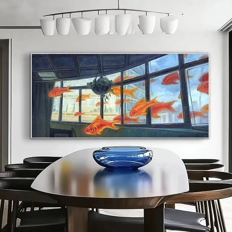 Surreal Drift | Abstract Textured Wave Art Painting