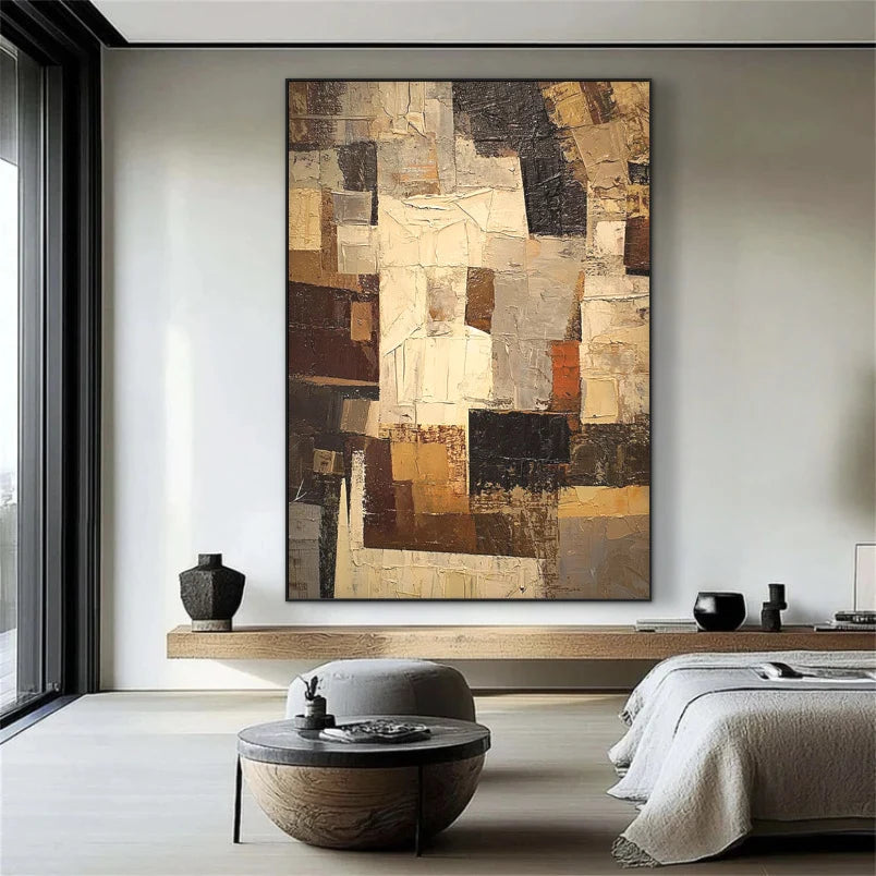 Urban Echo | Modern Abstract Geometric Wall Art