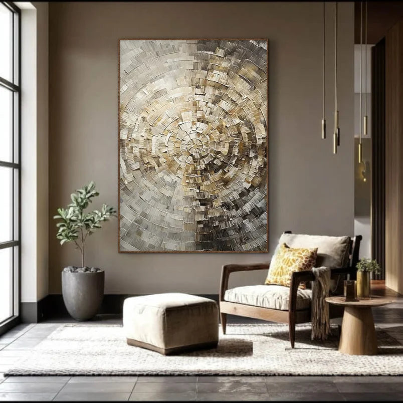 Vortex | Modern Large Texture Abstract Wall Art