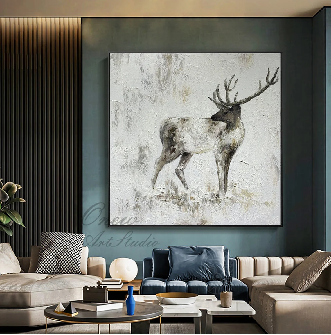 Abstract Animal Wall Art #AL137