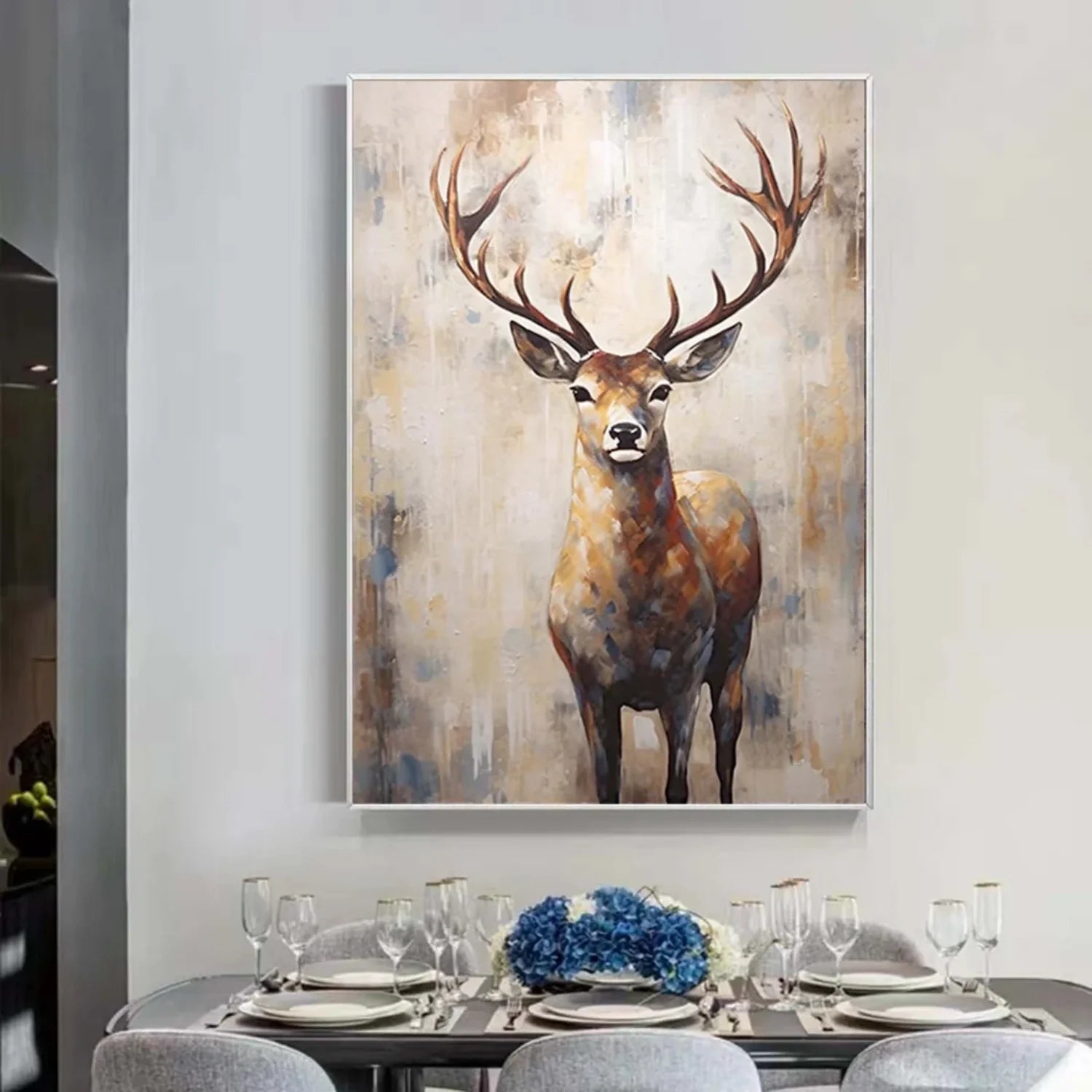 Abstract Animal Wall Art #AL128