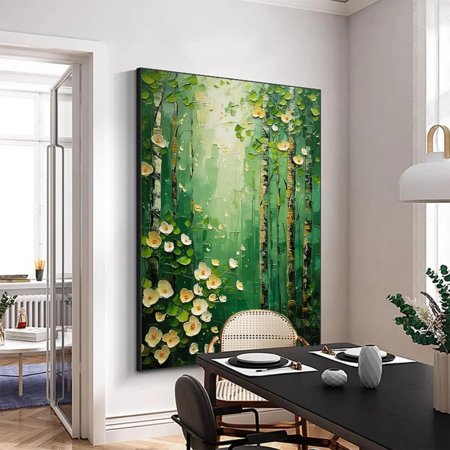 Tree Abstract Textured Wall Art #TP040