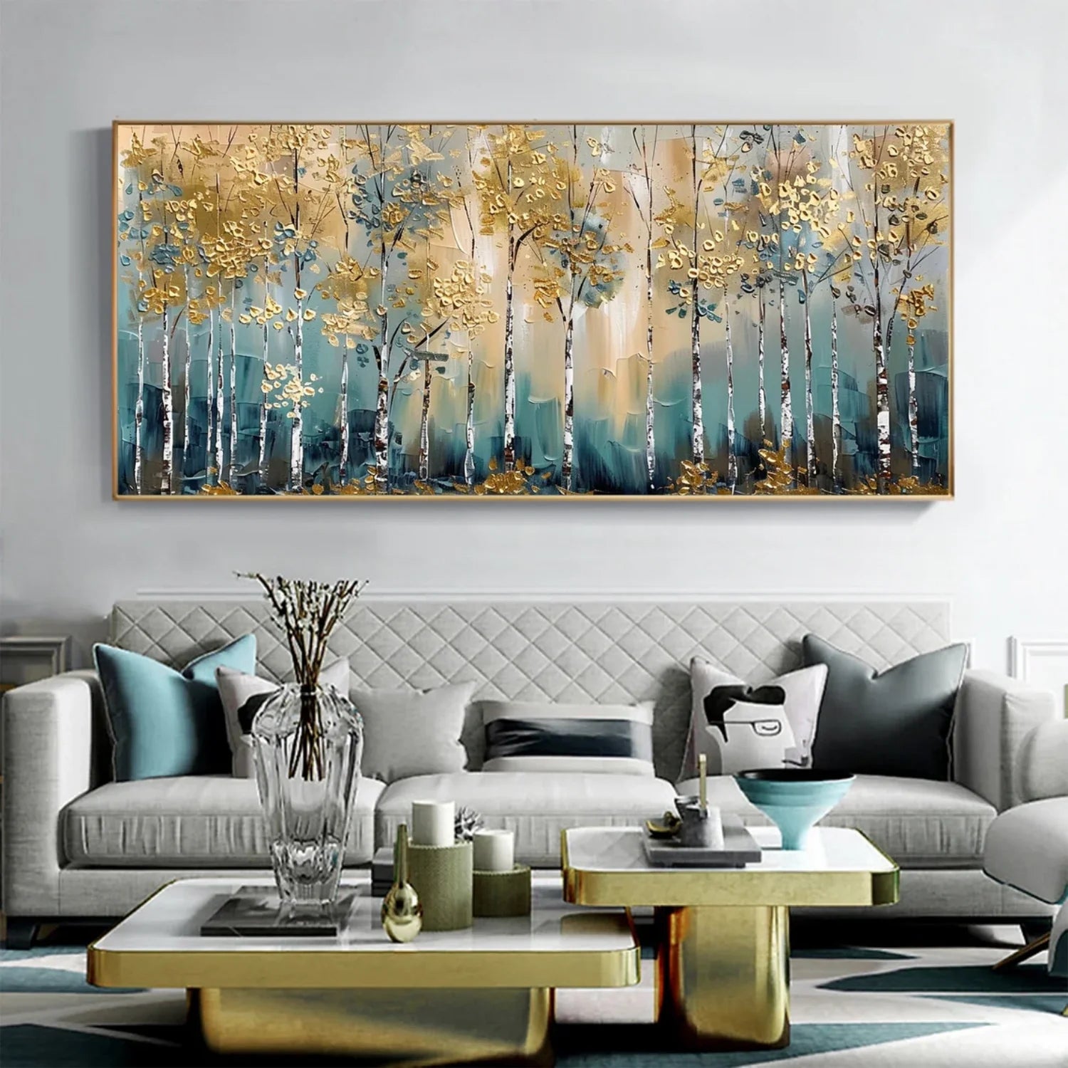 Tree Abstract Textured Wall Art #TP043