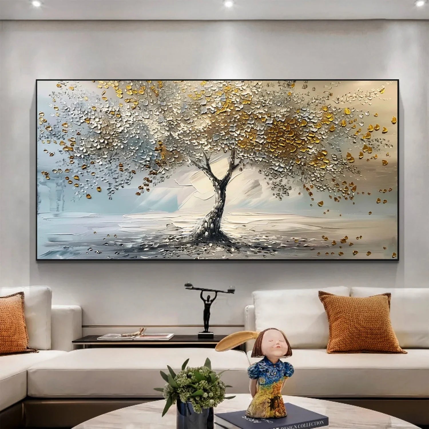 Tree Abstract Textured Wall Art #TP042