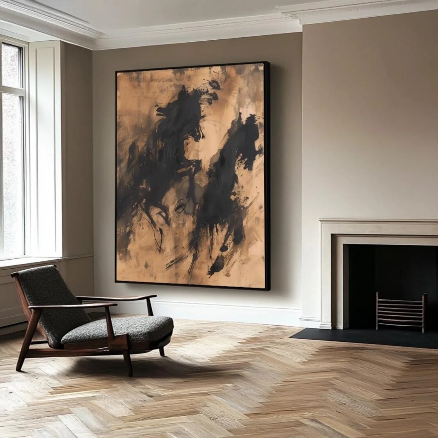 Abstract Animal Horse Wall Art #AL120