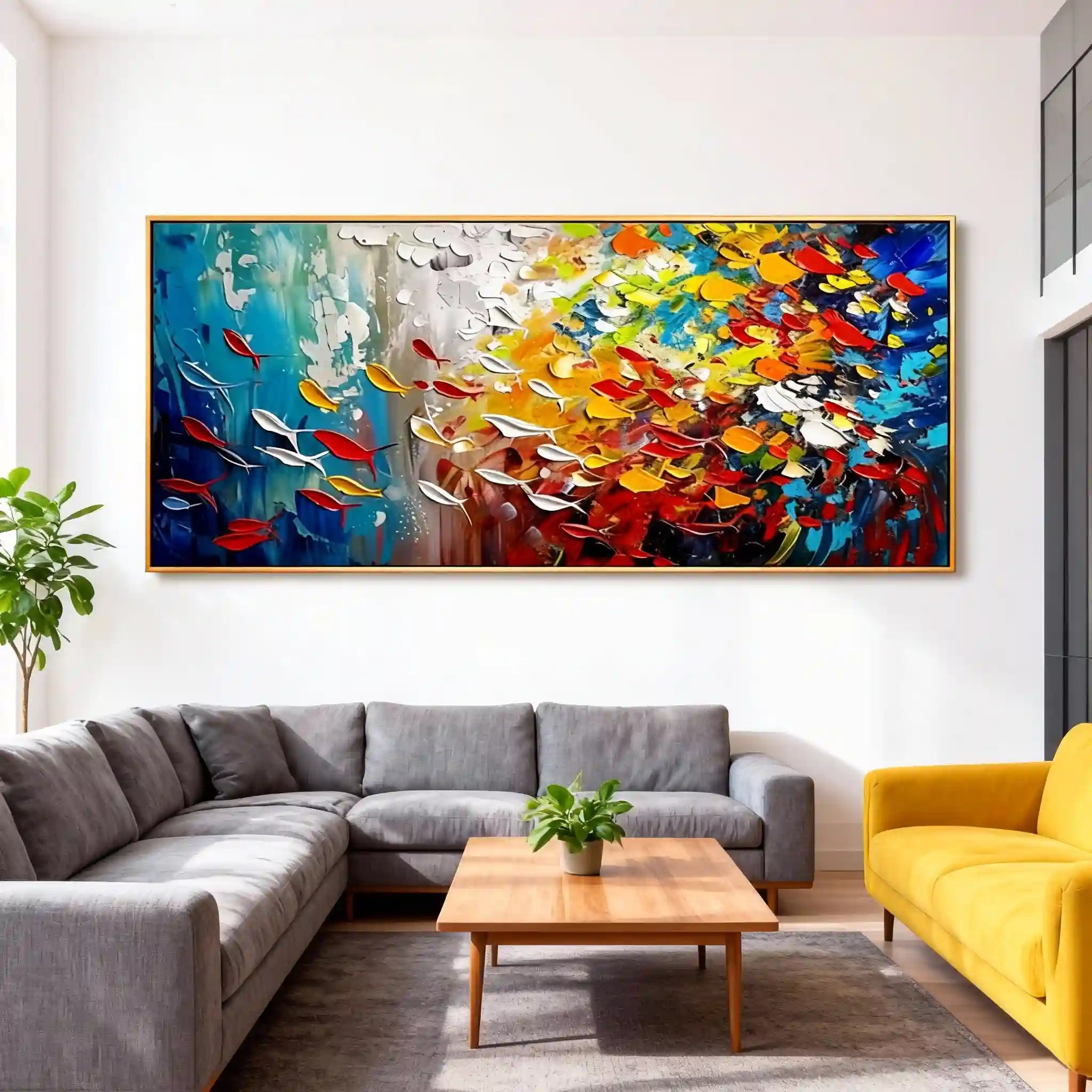 Colorful Painting "Colorful Symphony"